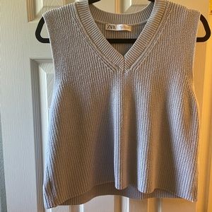Zara sweater vest